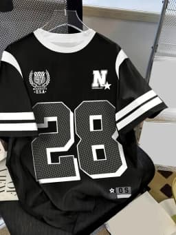 2025 Summer New Men's T-Shirt Breathable Casual Sporty Digital Print Outdoor Street Men's Wear