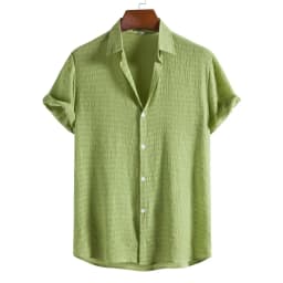 100% Cotton Linen Shirt Men Summer Short Sleeve Male T-shirts Breathable Tops Tee White Clothing Casual Fashion Shirts For Men