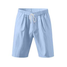New Men's Cotton Linen Shorts Pants Male Summer Breathable Solid Color Linen Trousers Beach Shorts Fitness Streetwear