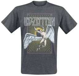 Top Summer Led Zeppelin Graphic Cotton T-shirt Unisex Summer Short Sleeve Fashion Brand Tee Luxury Casual Vintage Tees