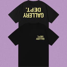 Gallery Dept Short Sleeve Letter Printed 2026 New American Casual Street Cotton Large T-shirt Trendy Hot Sale