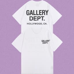 Gallery Dept Short Sleeve Letter Printed 2026 New American Casual Street Cotton Large T-shirt Trendy Hot Sale