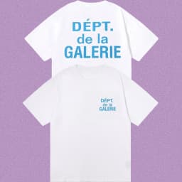 Gallery Dept Short Sleeve Letter Printed 2026 New American Casual Street Cotton Large T-shirt Trendy Hot Sale