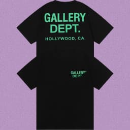 Gallery Dept Short Sleeve Letter Printed 2026 New American Casual Street Cotton Large T-shirt Trendy Hot Sale