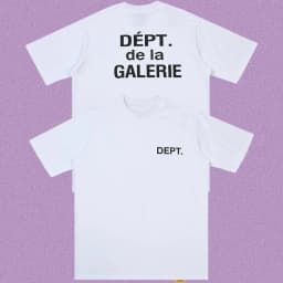Gallery Dept Short Sleeve Letter Printed 2026 New American Casual Street Cotton Large T-shirt Trendy Hot Sale
