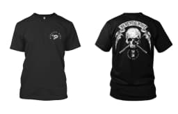 2026 New Vintage Retro Memento Mori Print Short Sleeve Streetwear Men's T Shirt Top