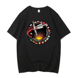 High Quality Cotton Project Hail Mary T Shirt Summer Streetwear T-Shirts Cartoon Harajuku Tee Shirt Short Sleeve