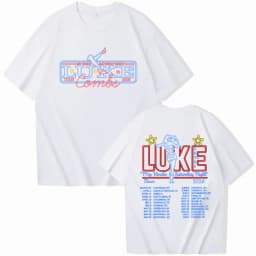 Luke Combs 2026 Tour T-shirts Men's Clothing Women's Luxury Short-sleeved Comfortable Casual T-Shirt Gifts Summer T Shirt