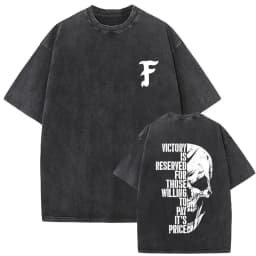 Forward Observations Group Vintage Washed T-shirt Skeleton Graphic T Shirts Men Women Fashion Oversized T-shirts Male Streetwear