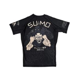 2026 New Japanese Jiu-Jitsu Hannya Theme Anti-Abrasion T-shirt Breathable Quick-Drying Sports Training Suit Men's Sports Tees