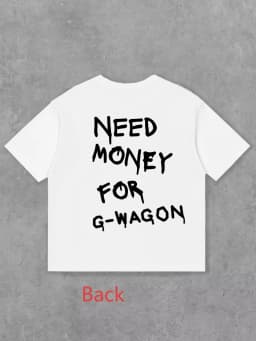 2026 New Funny Hip Hop Harajuku Streetwear High Street Classic Letter Oversized T-shirt American Retro Round Neck Unisex