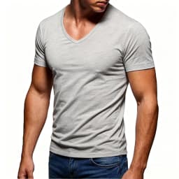 Men 100% Cotton T Shirt Casual Soft Fitness Tops Summer Thin Tee Home Clothing V-Neck Short Sleeve Black White T-Shirt for Men