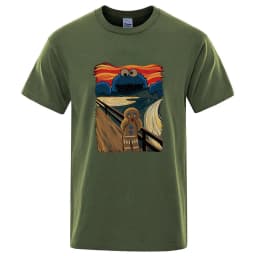 Summer Men High Quality T-shirt Cotton Blend Short Sleeve Print Casual Loose Men T Shirt O-neck Male T-shirt Male Tees for Men