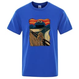 Summer Men High Quality T-shirt Cotton Blend Short Sleeve Print Casual Loose Men T Shirt O-neck Male T-shirt Male Tees for Men