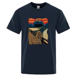 Summer Men High Quality T-shirt Cotton Blend Short Sleeve Print Casual Loose Men T Shirt O-neck Male T-shirt Male Tees for Men
