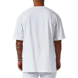 Summer oversized men's cotton shoulder relaxation and descent fitness summer fitness sports bodybuilding short-sleeved T-shirt