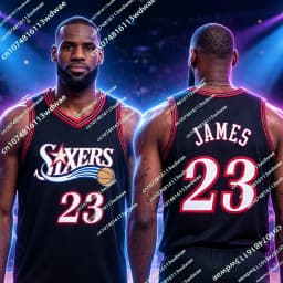 New Arrival Philadelphia Basketball Jersey 26/27 Men's Quick-dry Vest Sleeveless No.23 Tees Breathable Sports Training Jersey