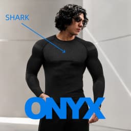 ONYX 5.0 Men's Sports Long Sleeve, Adjustable Elastic Outdoor Running T-shirt, Available in Multiple Colors