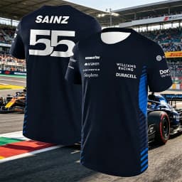 2026 Williams Racing Albon Fans T-Shirt Outdoor Extreme Sports Cycling Short Sleeve Jersey Summer Daily Breathable Unisex Top