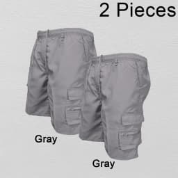 Fashion Men's Cargo Shorts Mens Casual Pants Casual Big Pocket Sports Slacks Cargo Panels Trousers Plus Size for Male