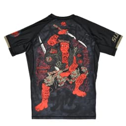 2026 Summer Jiu-Jitsu Anti-Abrasion T-Shirt, Y2K Print Training Quick-Drying Tight-Fitting Short-Sleeve Men's Training Tops