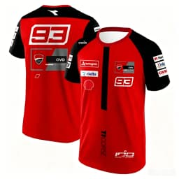 Summer Francesco Bagnaia 63 Racing 3D HD All Over Print Quick Dry Breathable Outdoor Sports Street Casual Lapel Short Sleeve Top