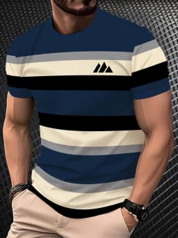 2026 Summer New Style Men's T-shirt Street Casual Fashion Comfortable Soft Lightweight 3D Pattern Printing