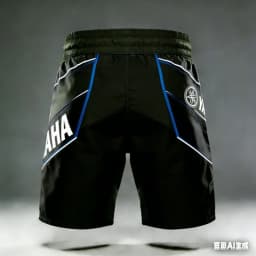 2026 Summer Trendy Yamaha Black and White Pocket Shorts for Men and Women Fashionable Casual Motorcycle Cycling Sports Shorts