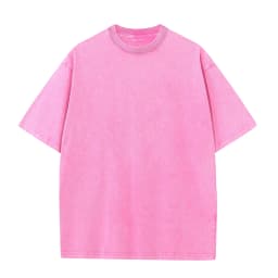 230G Cotton American Large Size T Shirts Men Summer Vintage Clothes Washed Tees Casual Short Sleeve Basic Male Tops
