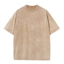 230G Cotton American Large Size T Shirts Men Summer Vintage Clothes Washed Tees Casual Short Sleeve Basic Male Tops