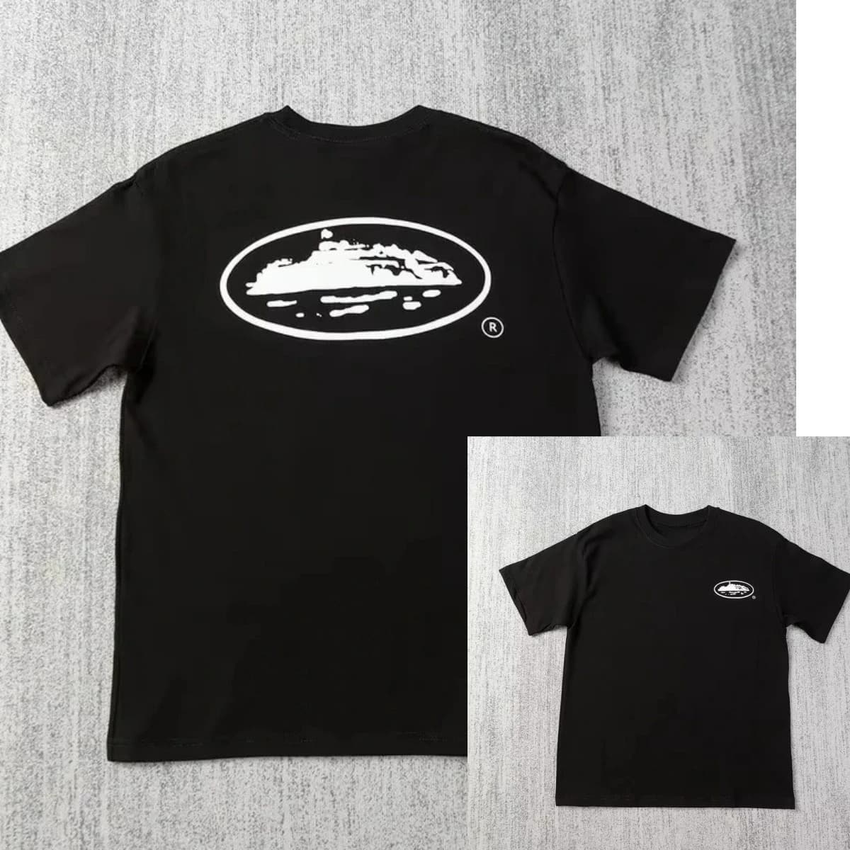 Small Sailboat Art Printed Casual T-shirt Men's and Women's Luxury Brand Top