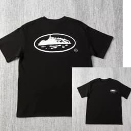 Small Sailboat Art Printed Casual T-shirt Men's and Women's Luxury Brand Top