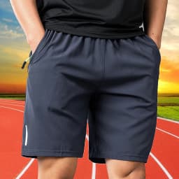 Men's Shorts Summer Football Soccer Sports Short Pants Breathable Drawstring Quick Dry Running Sports Shorts Men Jogging Bottom