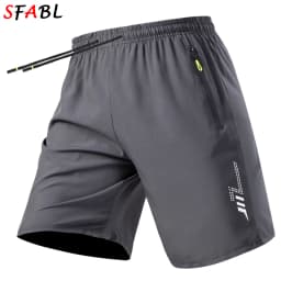 Men's Shorts Summer Football Soccer Sports Short Pants Breathable Drawstring Quick Dry Running Sports Shorts Men Jogging Bottom