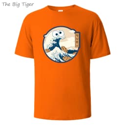 Color Painting Style Breathable Cotton Round Neck Tee Minimalist Design Lightweight Fabric Unisex Basic T Shirt Men's T-shirt