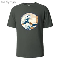 Color Painting Style Breathable Cotton Round Neck Tee Minimalist Design Lightweight Fabric Unisex Basic T Shirt Men's T-shirt