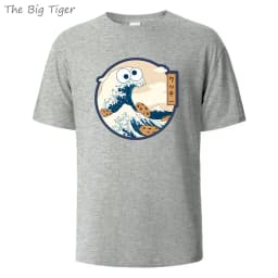 Color Painting Style Breathable Cotton Round Neck Tee Minimalist Design Lightweight Fabric Unisex Basic T Shirt Men's T-shirt