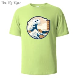 Color Painting Style Breathable Cotton Round Neck Tee Minimalist Design Lightweight Fabric Unisex Basic T Shirt Men's T-shirt
