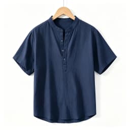 Men's Short Sleeve T-shirt Cotton and Linen Casual Men T-shirts Solid Color Summer Shirt Male Cozy Breathable
