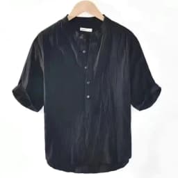 Men's Short Sleeve T-shirt Cotton and Linen Casual Men T-shirts Solid Color Summer Shirt Male Cozy Breathable