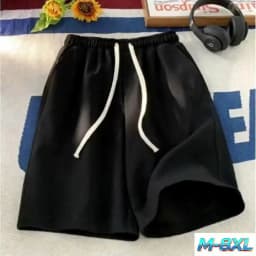Drawstring Sports Pants M-8XL Summer Cropped Pants With Cat Print Suitable For Men's And Women's Casual Home Shorts