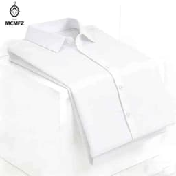 Non-iron Men's Black Short Sleeve Button Down Shirt Formal Business Dress Shirt Turn-down Collar Office Tops