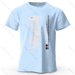 Japan Printed Men's T-Shirt 100% Cotton Oversized Harajuku Style Graphic Tees for Women Tops Tees Casual Streetwear