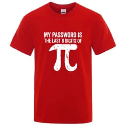 Men's High Quality T-shirt Cotton Blend Funny Π Design Print Summer Casual Loose Short Sleeve for Men T-Shirt Male Hip Hop Tops