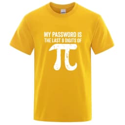 Men's High Quality T-shirt Cotton Blend Funny Π Design Print Summer Casual Loose Short Sleeve for Men T-Shirt Male Hip Hop Tops
