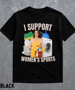 Men I Support Women's Sports T Shirt Unisex Women Oversize Tee Streetwear Casual Short Sleeve Funny Sarcastic Humor Gen Z Humor