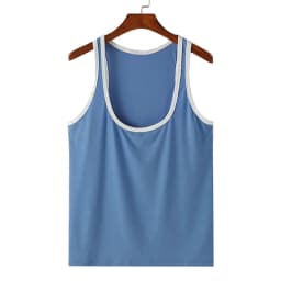 Summer Men's Skinny Gym Tank Tops Leisure Popular Sleeveless Sportwear Fashion Well Fitting Patchwork Bodybuilding Vest S-2XL