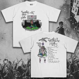 Twenty One Pilots Band Graphics Print Men's T-shirt Short Sleeve Oversized Y2k Top Hip Hop Punk Street Unisex Tee Men's Clothing