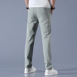 2025 Spring Summer Ultra-thin Men's Stretch Slim Straight Casual Pants High Quality Fashion Breathable Golf Sports Trousers