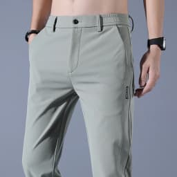 2025 Spring Summer Ultra-thin Men's Stretch Slim Straight Casual Pants High Quality Fashion Breathable Golf Sports Trousers